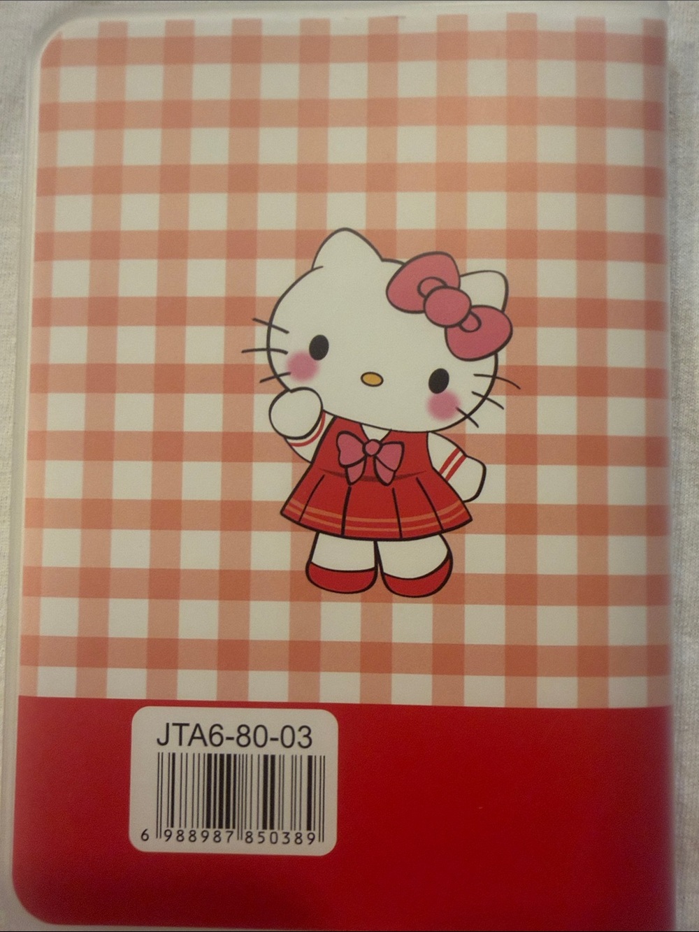 Sanrio Hello Kitty Red Multicolored Pocket Diary Notebook Paper Book New - Picture 2 of 6